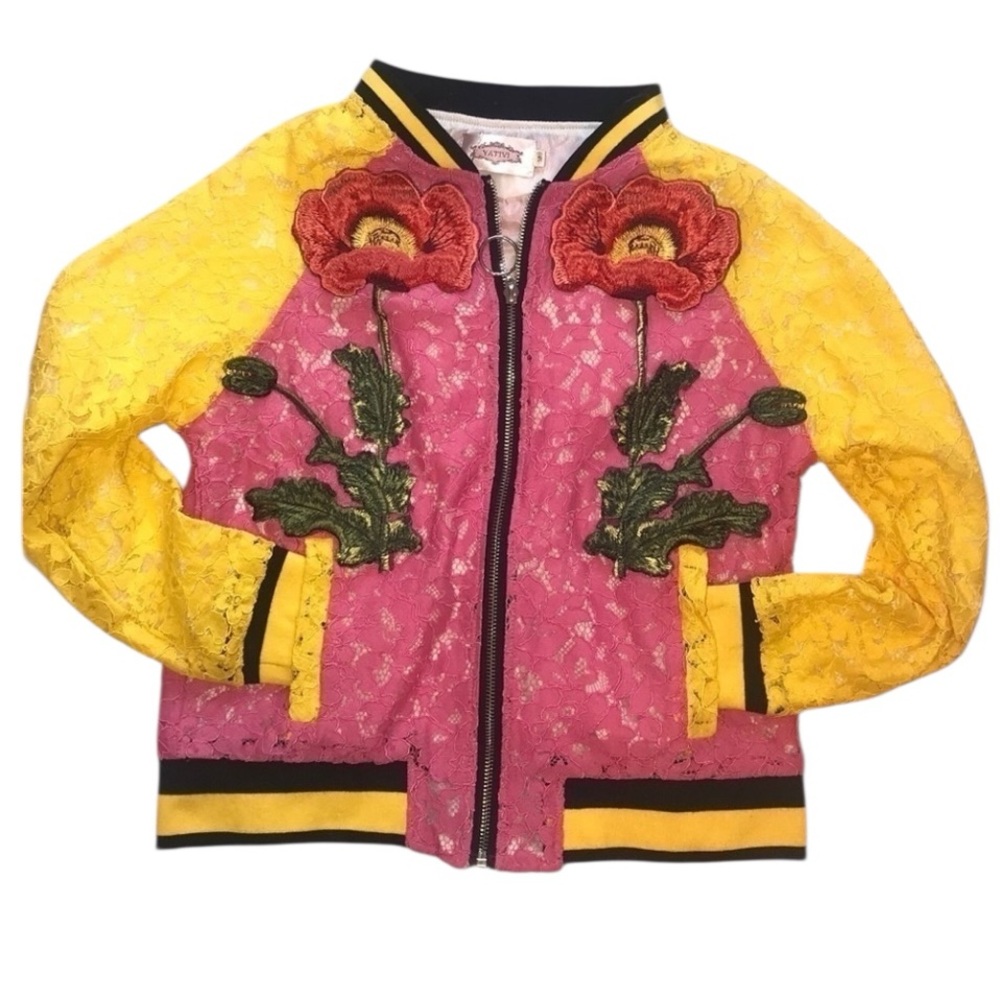*NWT- Chinese Souvenir Bomber Jacket by Yativi. Size medium